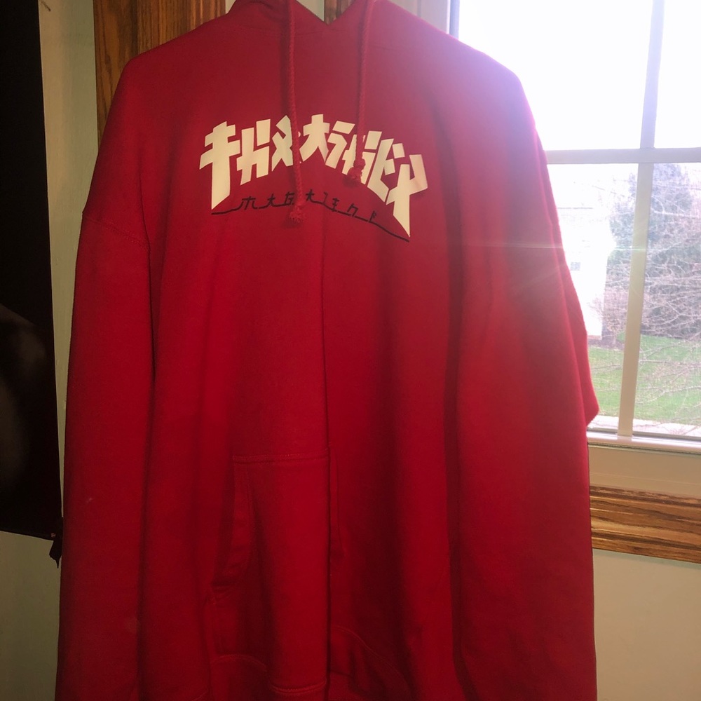 Red Thrasher Hoodie